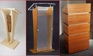 Image result for Wood Podium Designs
