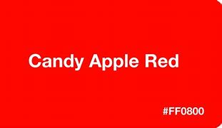 Image result for Candy Apple Red Hex Code