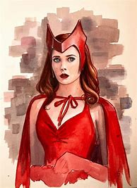 Image result for Scarlet Witch Sketch Cover Art