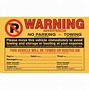 Image result for Notice to Tow Clip Art