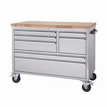 Image result for stainless steel workbench with wheel