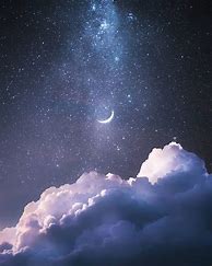 Image result for Aesthetic Clouds and Stars