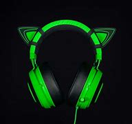 Image result for Green Gaming Headphones Cat Ear