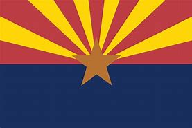 Image result for Arizona Flag State Shape