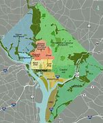 Image result for Map Showing Washington DC