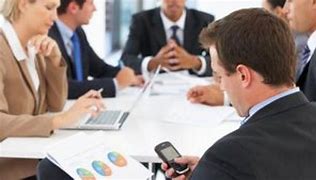 Image result for Phone at the Meeting