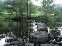 Image result for River Wharfe Stepping Stones