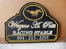 Image result for Horse Racing Track Street Signs