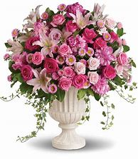 Image result for Pink Flower Arrangements Knee-Replacement