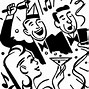Image result for Party Clip Art Black and White