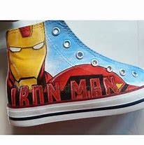 Image result for Iron Man Painted Shoes