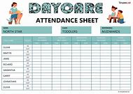Image result for Free Day Care Sheet Printable