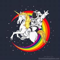 Image result for Astronaut Riding a Unicorn
