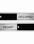 Image result for Sliding Occupied Vacant Door Sign
