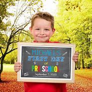 Image result for First Day of School Chalkboard Sign