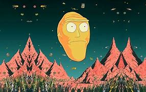 Image result for Rick and Morty Aesthetic Trippy