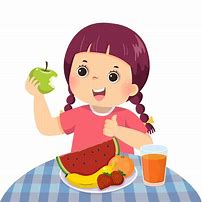 Image result for Cartoon Eating Apple with Abstract Background