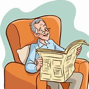 Image result for Reading Newspaper Clip Art