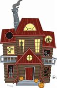 Image result for Haunted House Cartoon PNG