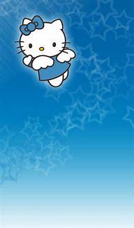 Image result for Hello Kitty Blue Wallpaper iPhone