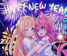 Image result for Happy New Year Card Anime