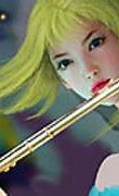 Image result for Snow Anime Girl Playing Flute 4K Wallpaper