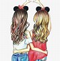 Image result for 4 Best Friends Cute Drawings