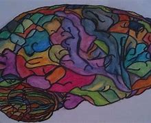 Image result for Watercolor Half Brain