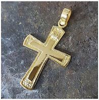 Image result for 24 Karat Gold Cross Necklace