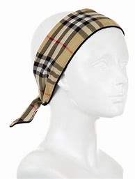 Image result for Burberry Head Scarf