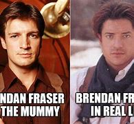 Image result for Brendan Fraser Hair Meme