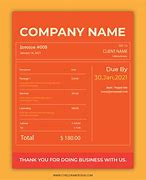 Image result for Blank Billing Invoice Template