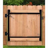 Image result for Wood Fence Gate Hardware Kit
