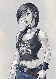 Image result for Punk Rock Girl Cartoon