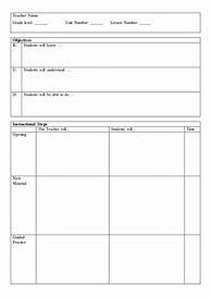 Image result for Lesson Plan Template Word