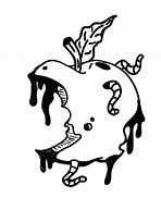 Image result for Rotten Apple Cartoon