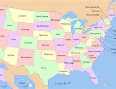 Image result for America Map States