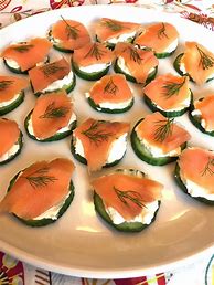 Image result for Smoked Salmon Hors d'Oeuvres