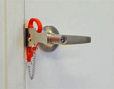 Image result for Temporary Interior Door Lock with Key