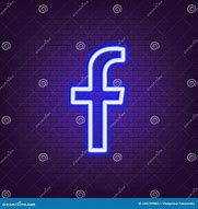 Image result for Facebook Neon Icon