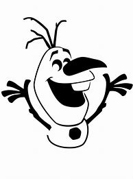 Image result for Free Printable Olaf Template