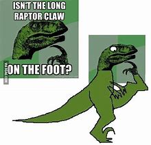 Image result for Velociraptor Thinking Meme