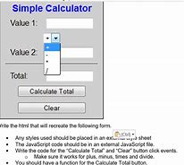 Image result for Calculator HTML Code Minus