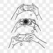 Image result for Camera Man Holding Frame Mobile Phone