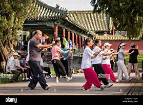 Image result for Chinese People Doing Tai Chi