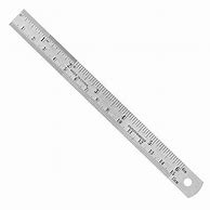 Image result for Stainless Steel Ruler with Inch and Metric Graduations