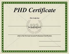 Image result for Printable PhD Diploma