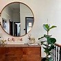 Image result for Large Round Gold Mirror