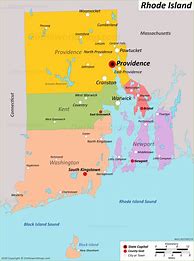 Image result for Map of Rhode Island USA