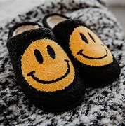 Image result for Black Fuzzy Slippers
